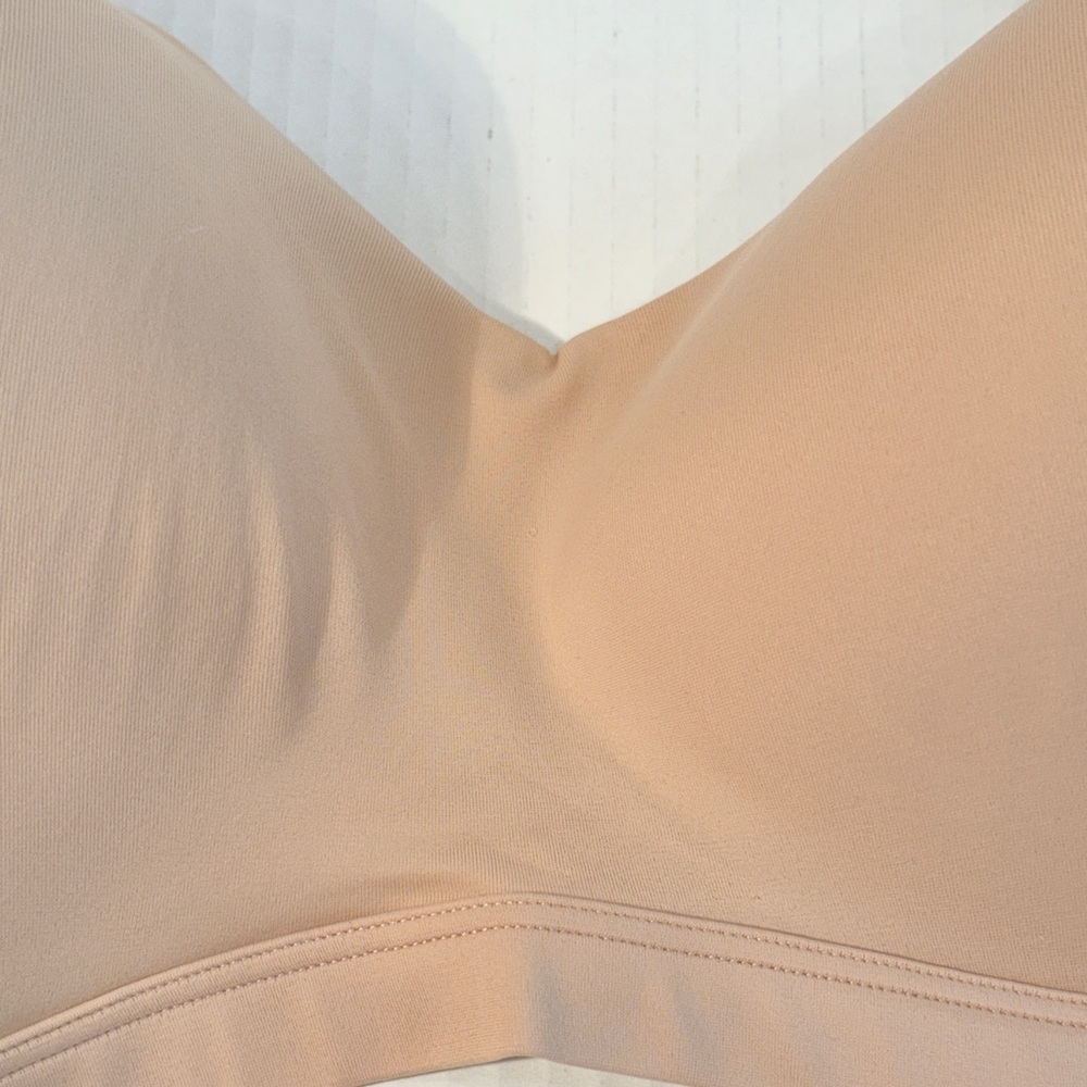 🆕 Warners No Side Effects Wireless Bra 2XL Tan~Smooth Support Seamless Comfort - Picture 13 of 16